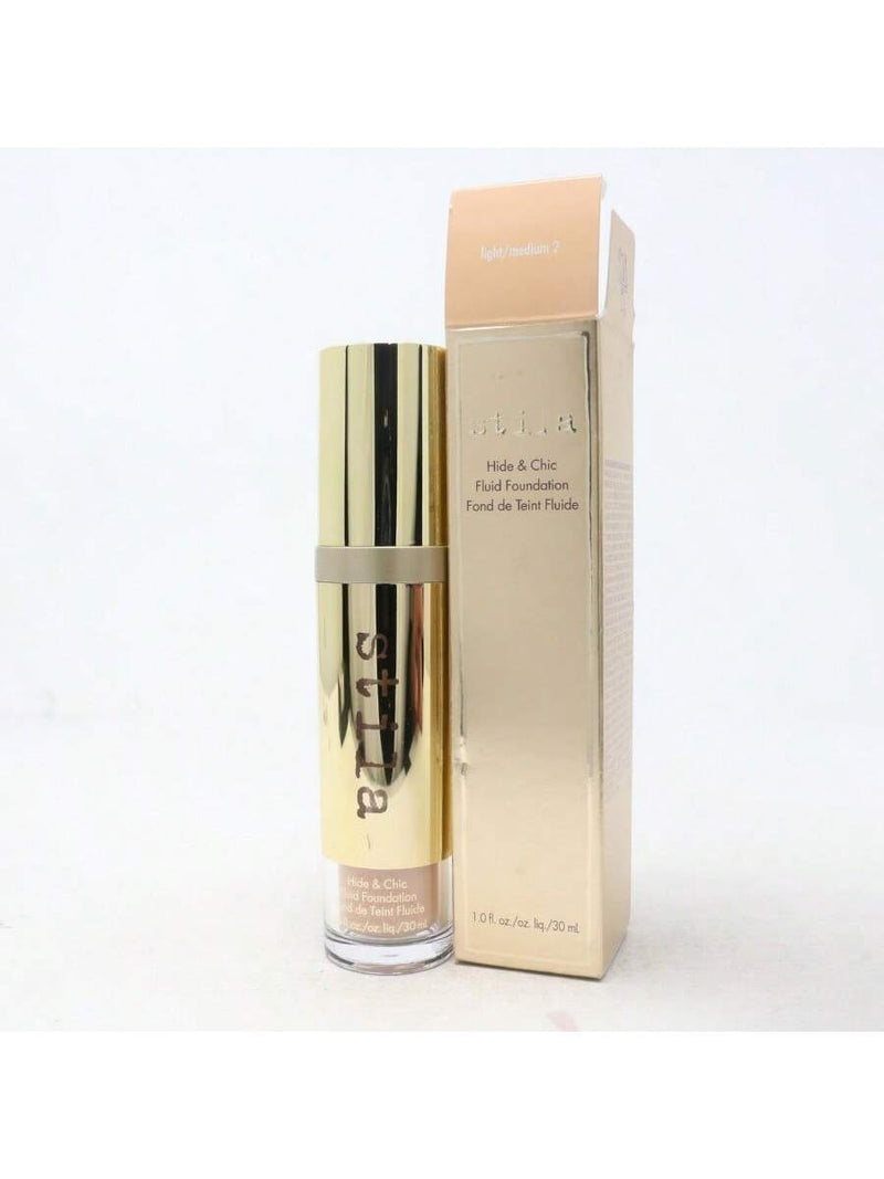 Stila/Hide & Chic Fluid Foundation (Deep 6) Sl.Dmgd 1.0 Oz (30 Ml)