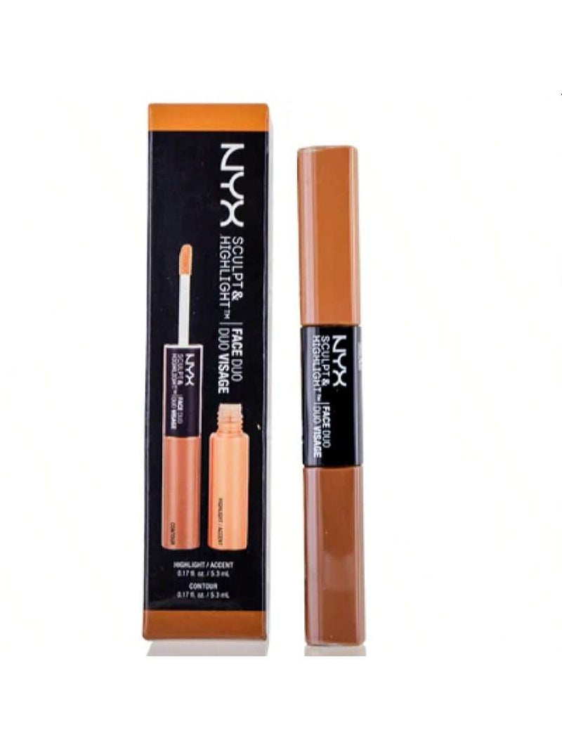 Nyx/Sculpt & Highlight Face Duo Chestnut/Sand .17 Oz (5.3 Ml) Slightly Damaged