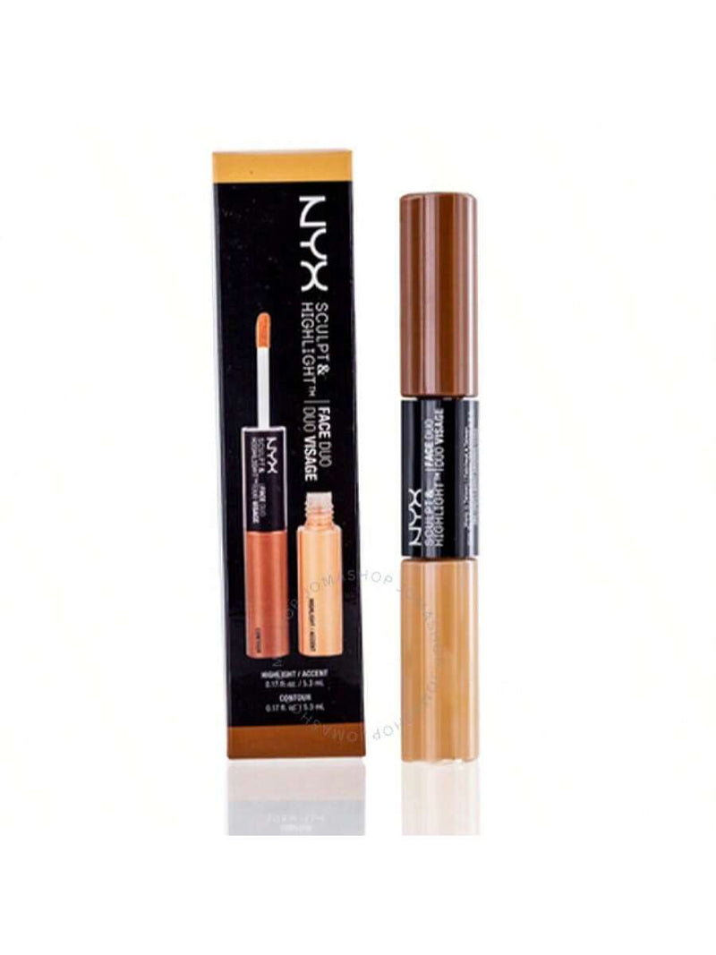 Nyx/Sculpt & Highlight Face Duo Cinnamon/Peach .17 Oz Slightly Damaged