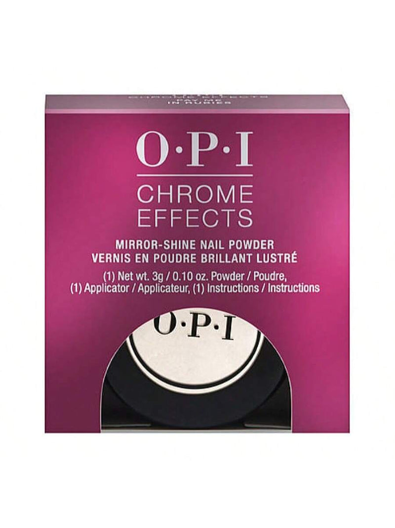 OPI Chrome Effects by OPI, 0.10 oz Nail Powder- Pay Me in Rubies
