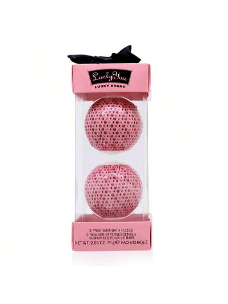 Lucky You For Women/Lucky Brand 2 Fragrant Bath Fizzes Set Women
