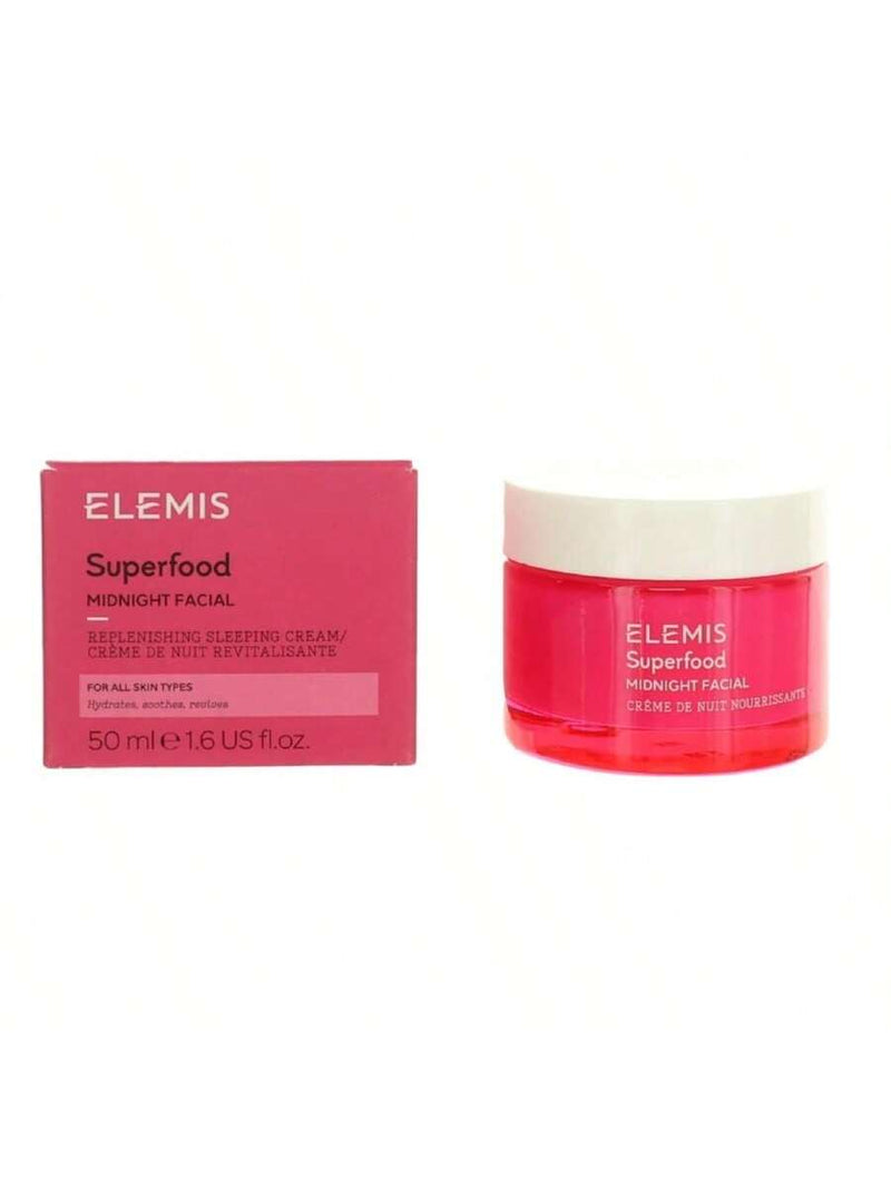 Elemis Superfood Midnight Facial by Elemis, 1.6oz Replenishing Sleeping Cream