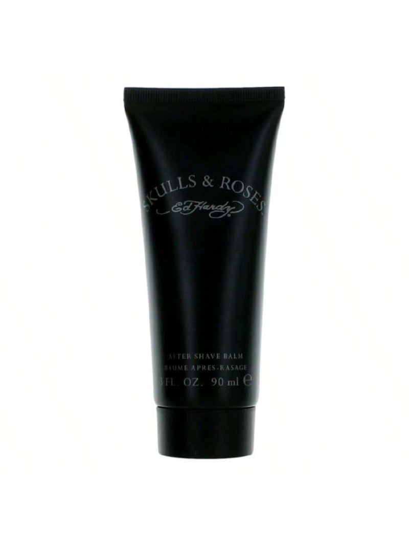 Ed Hardy Skulls & Roses by Ed Hardy, 3 oz After Shave Balm for Men