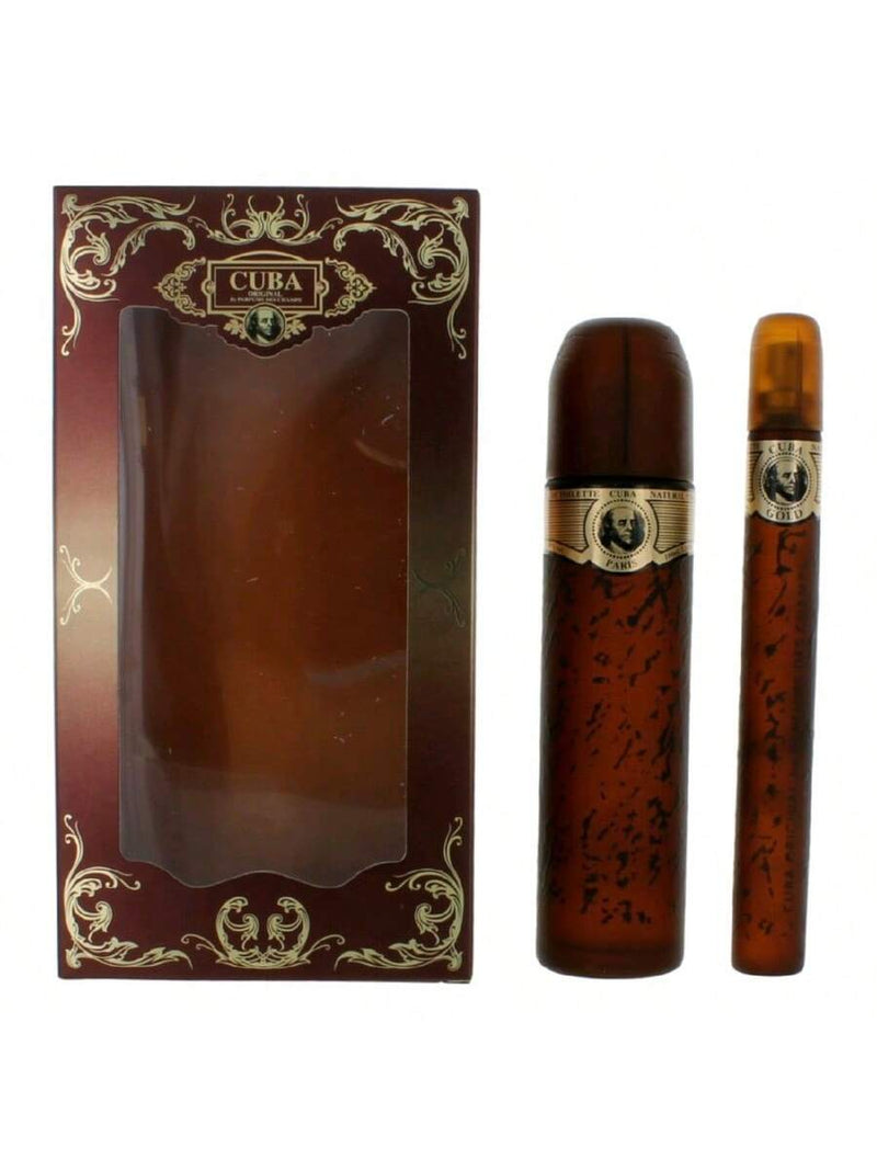 Cuba Gold by Cuba, 2 Piece Gift Set for Men