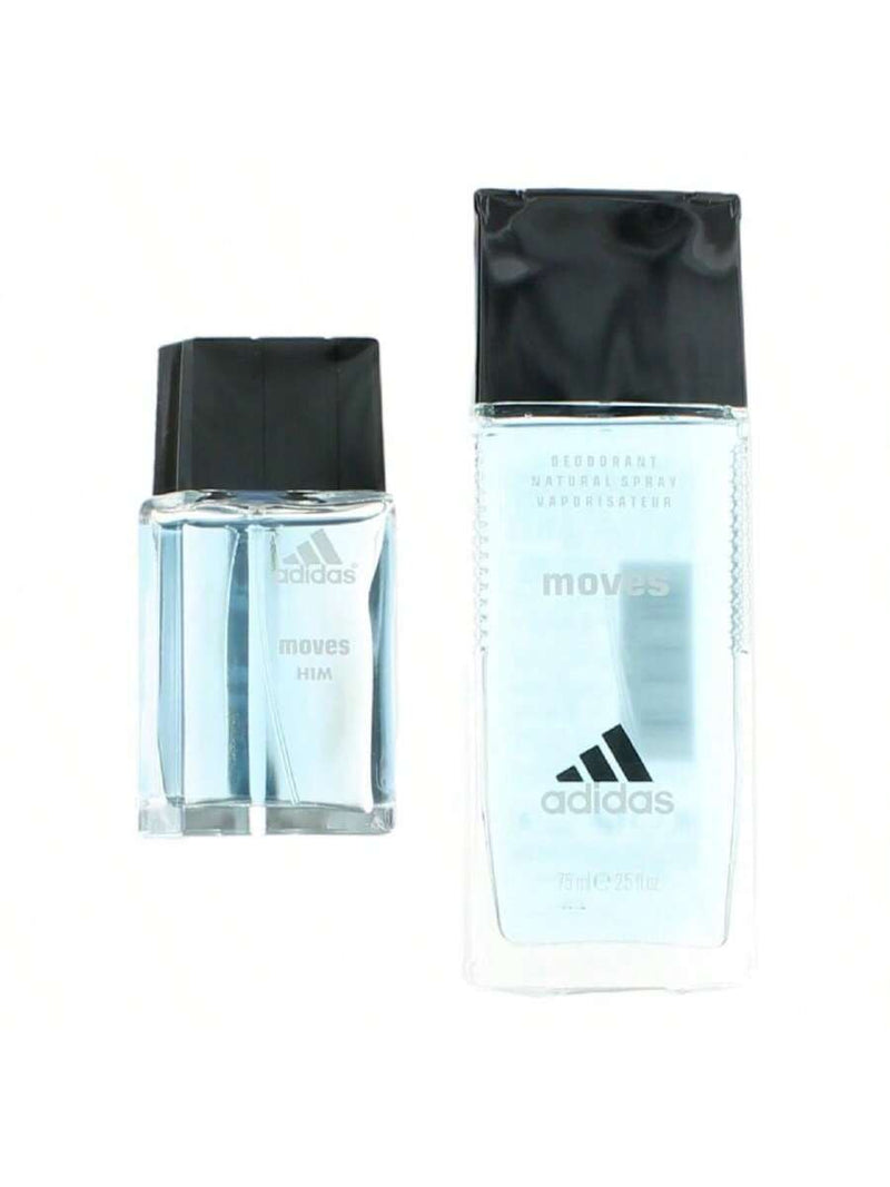 Adidas Moves by Adidas, 2 Piece Gift Set for Men