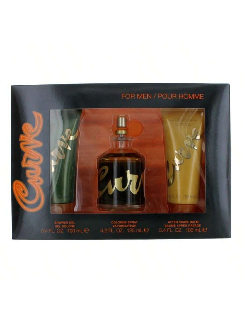Curve by Liz Claibrone, 3 Piece Gift Set for Men with 4.2 oz