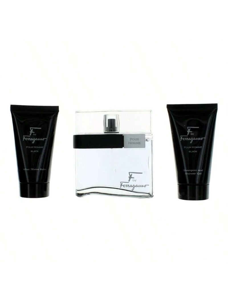 F Black by Salvatore Ferragamo, 3 Piece Gift Set for Men