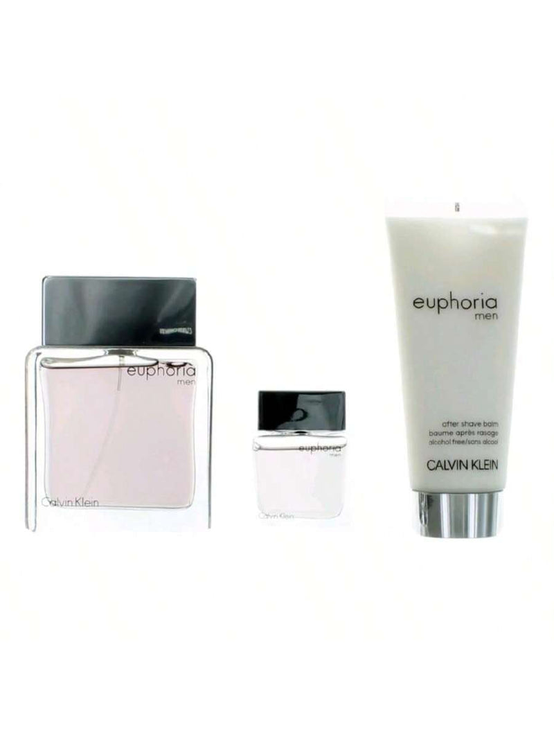 Euphoria By Calvin Klein, 3 Piece Gift Set For Men