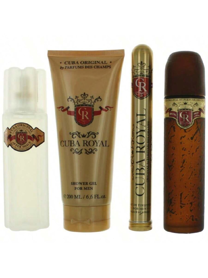 Cuba Royal by Cuba, 4 Piece Gift Set for Men