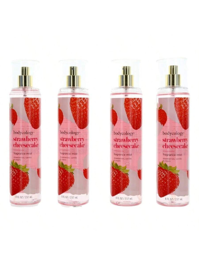 Strawberry Cheesecake by Bodycology, 4 Pack 8oz Fragrance Mist women