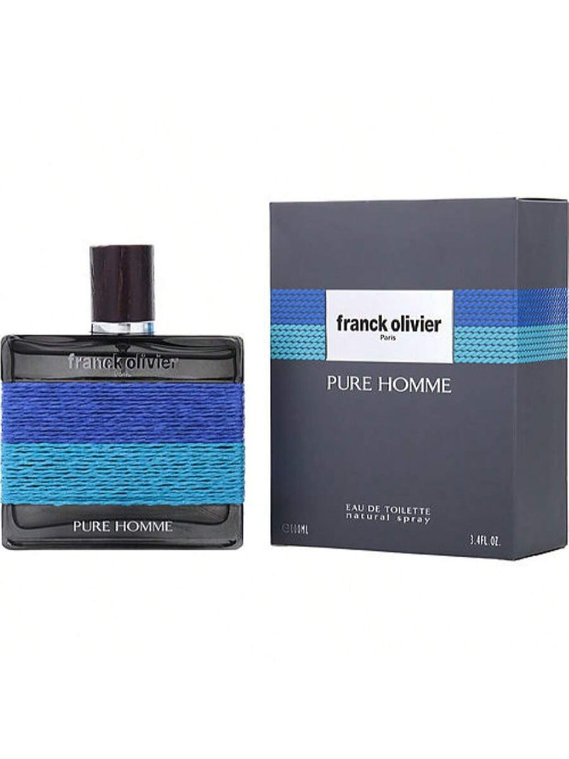 Franck Olivier Pure Homme by Franck Olivier Men Eau De Toilette Spray 3.4 oz