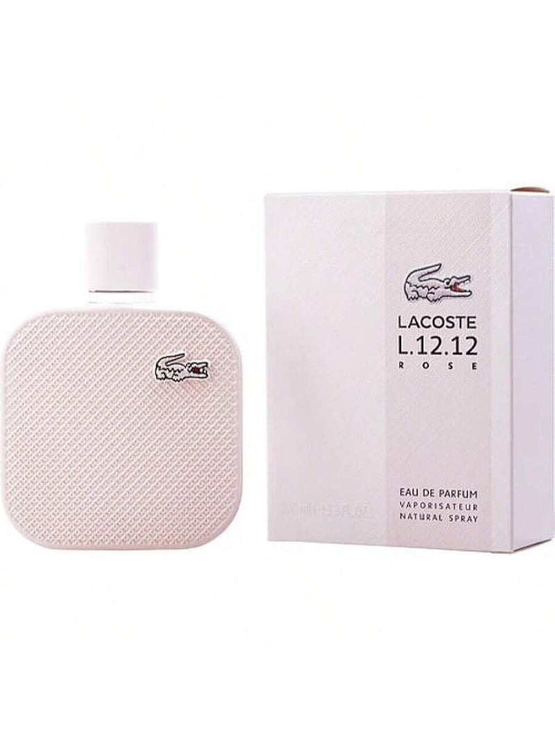 Lacoste Eau De Lacoste L.12.12 Rose by Lacoste Women Eau De Parfum Spray 3.3 oz
