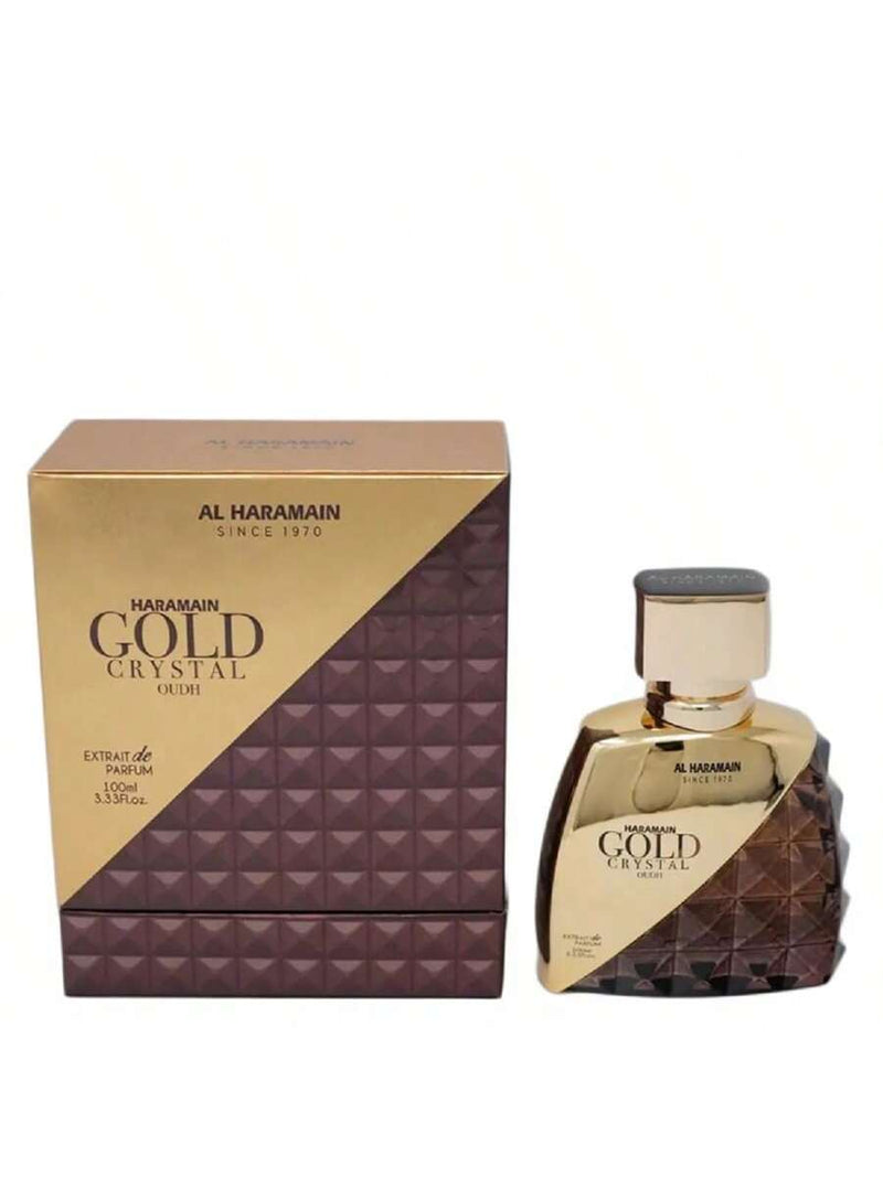 Gold Crystal - Oudh By Al Haramain For Unisex - 3.33 Oz Extrait De Parfum Spray