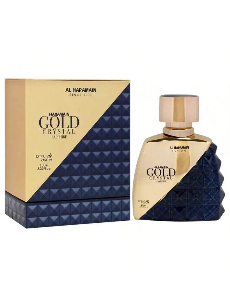 Gold Crystal - Sapphire By Al Haramain For Unisex - 3.33 Oz Extrait De Parfum Spray