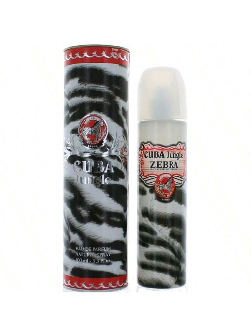 Cuba Jungle Zebra by Cuba, 3.3 oz EDP Spray for Women