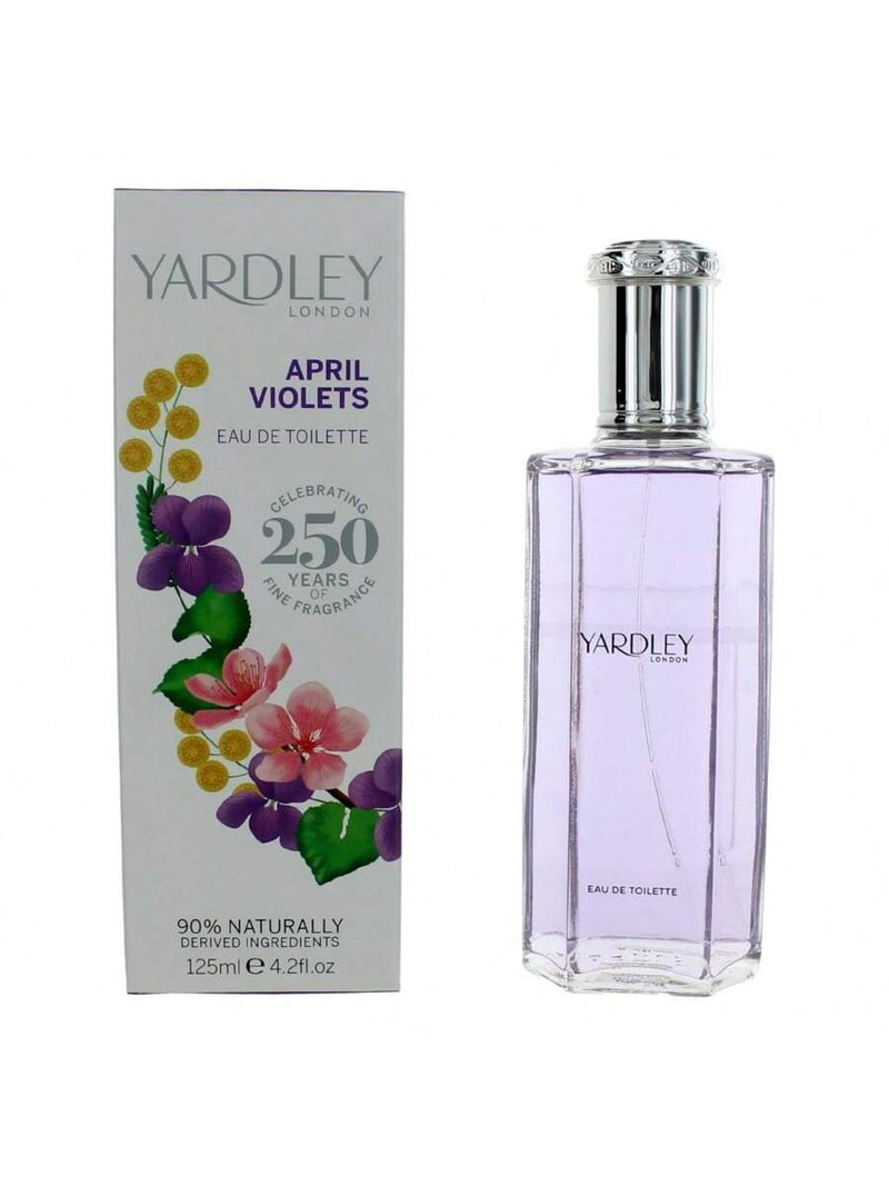April Violets by Yardley London Women Eau De Toilette Spray 4.2 oz