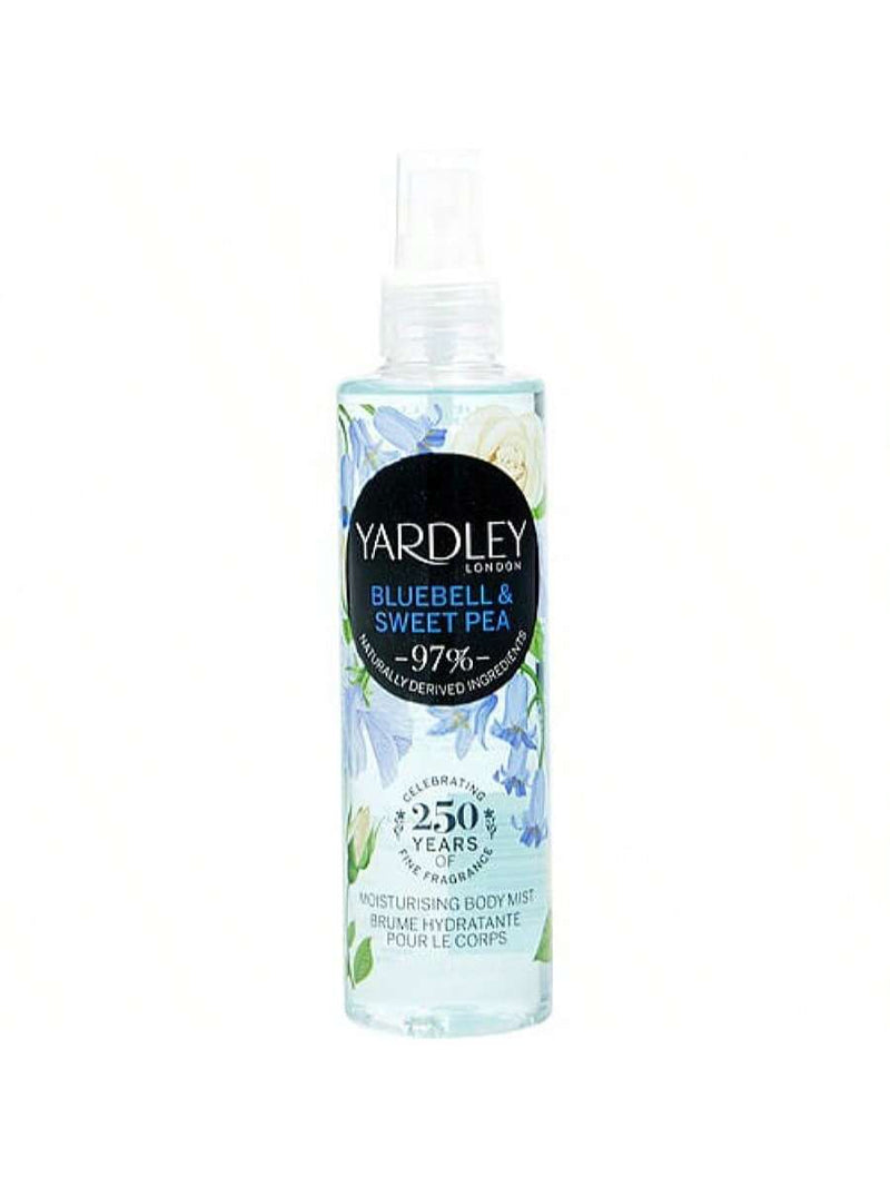 Yardley Bluebell & Sweet Pea by Yardley London Women Moisturizing Body Mist 6.8 oz