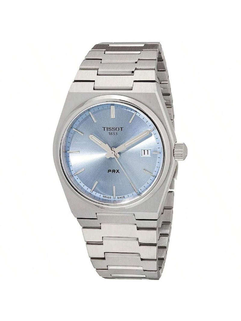 Tissot Women's PRX T1372101135100 Bracelet Blue Dial Quartz Movement Foldover Clasp 36mm Round Watch