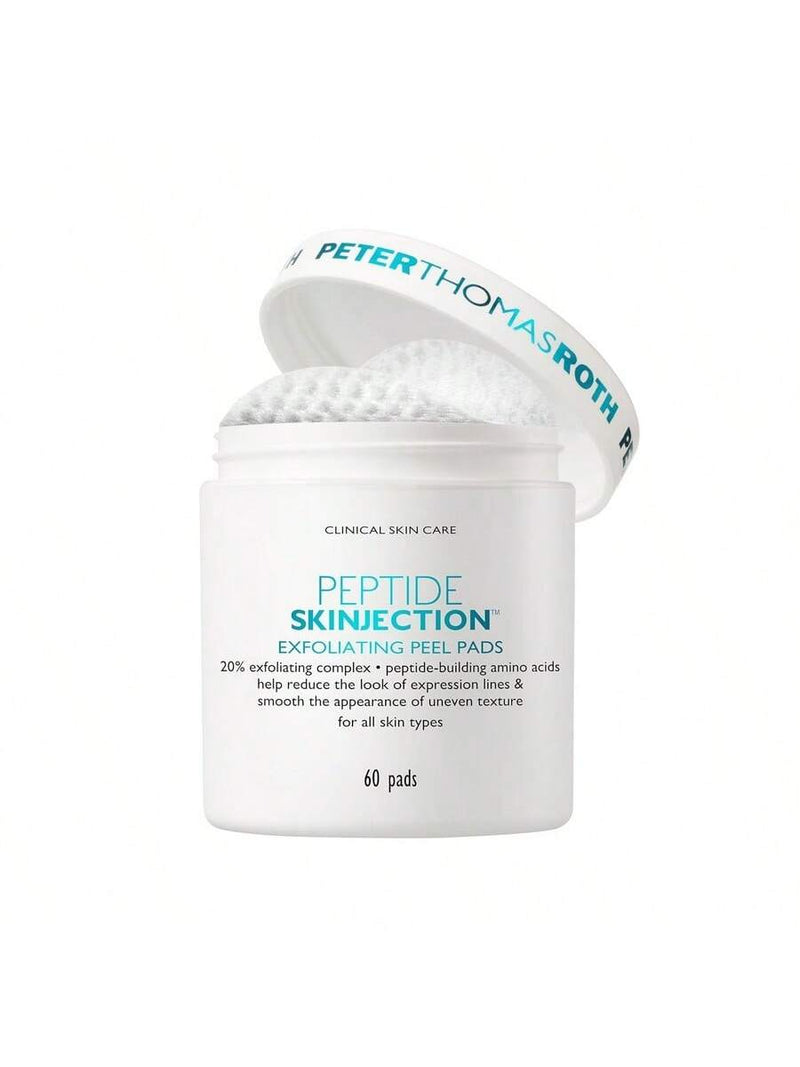 Peptide Skinjection Exfoliating Peel Pads - All Skin Types by Peter Thomas Roth for Unisex - 60 Pc Pads