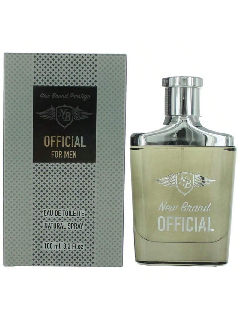 Official by New Brand, 3.3 oz EDT Spray for Men