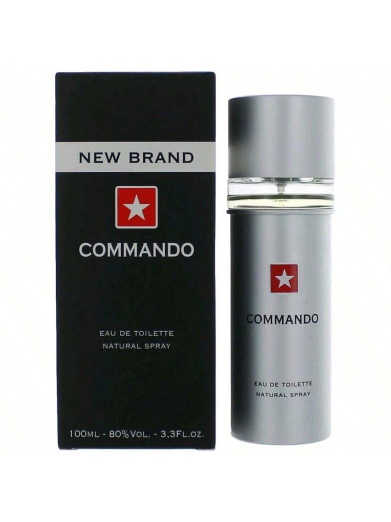 Commando by New Brand, 3.3 oz EDT Spray for Men