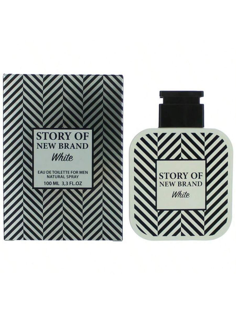 Story of New Brand White by New Brand, 3.3 oz EDT Spray for Men