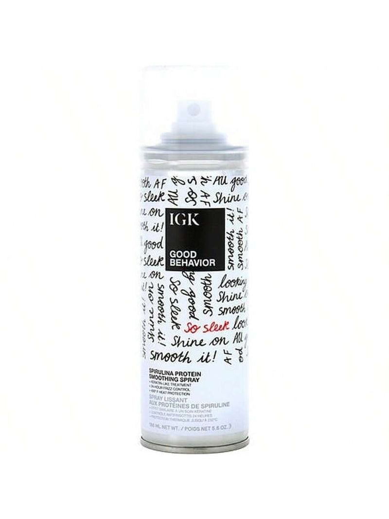 Good Behavior Spirulina Protein Smoothing Spray by IGK for Women - 5.6 oz Hair Spray
