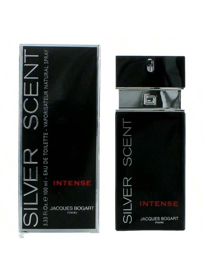 Silver Scent Intense by Jacques Bogart for Men - 3.3 oz EDT Spray