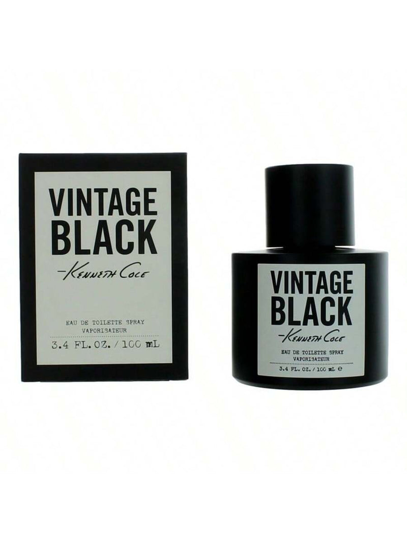 Vintage Black by Kenneth Cole, 3.4 oz EDT Spray for Men