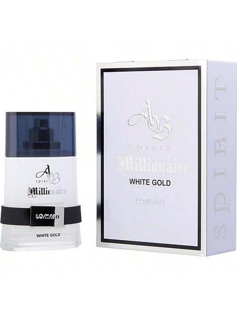 Spirit Millionaire White Gold by Lomani for Men - 3.3 oz EDP Spray
