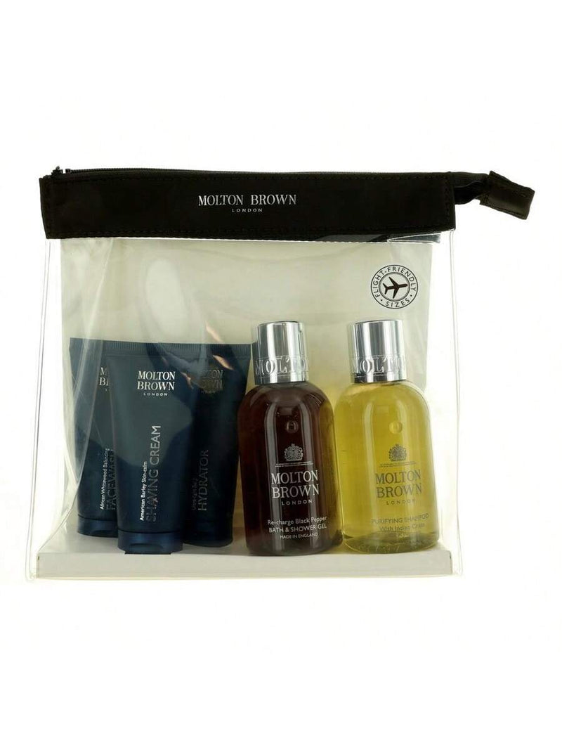 Well Groomed by Molton Brown, 5 Piece Carry On Set for Men