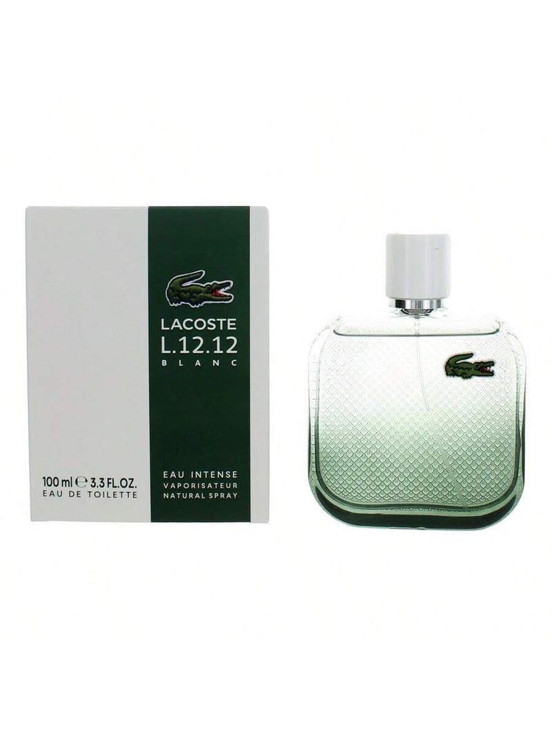 Lacoste L.12.12 Blanc Intense by Lacoste, 3.4 oz EDT Spray for Men