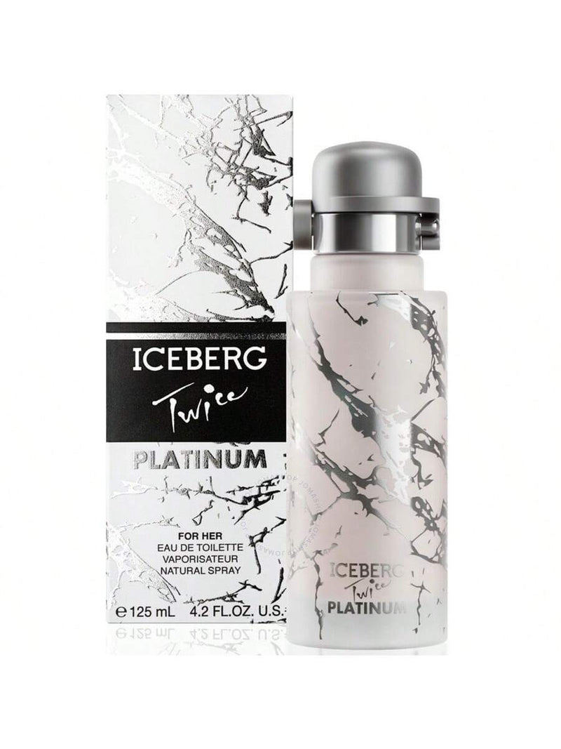 Twice Platinum by Iceberg for Women - 4.2 oz EDT Spray