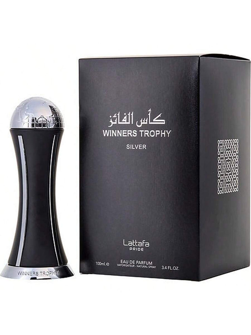 Lattafa Pride Winners Trophy Silver By Lattafa Eau De Parfum Spray 3.4 Oz