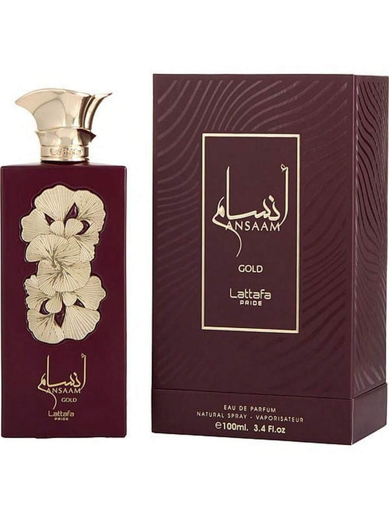 Lattafa Pride Ansaam Gold By Lattafa Eau De Parfum Spray (Unisex) 3.4 Oz