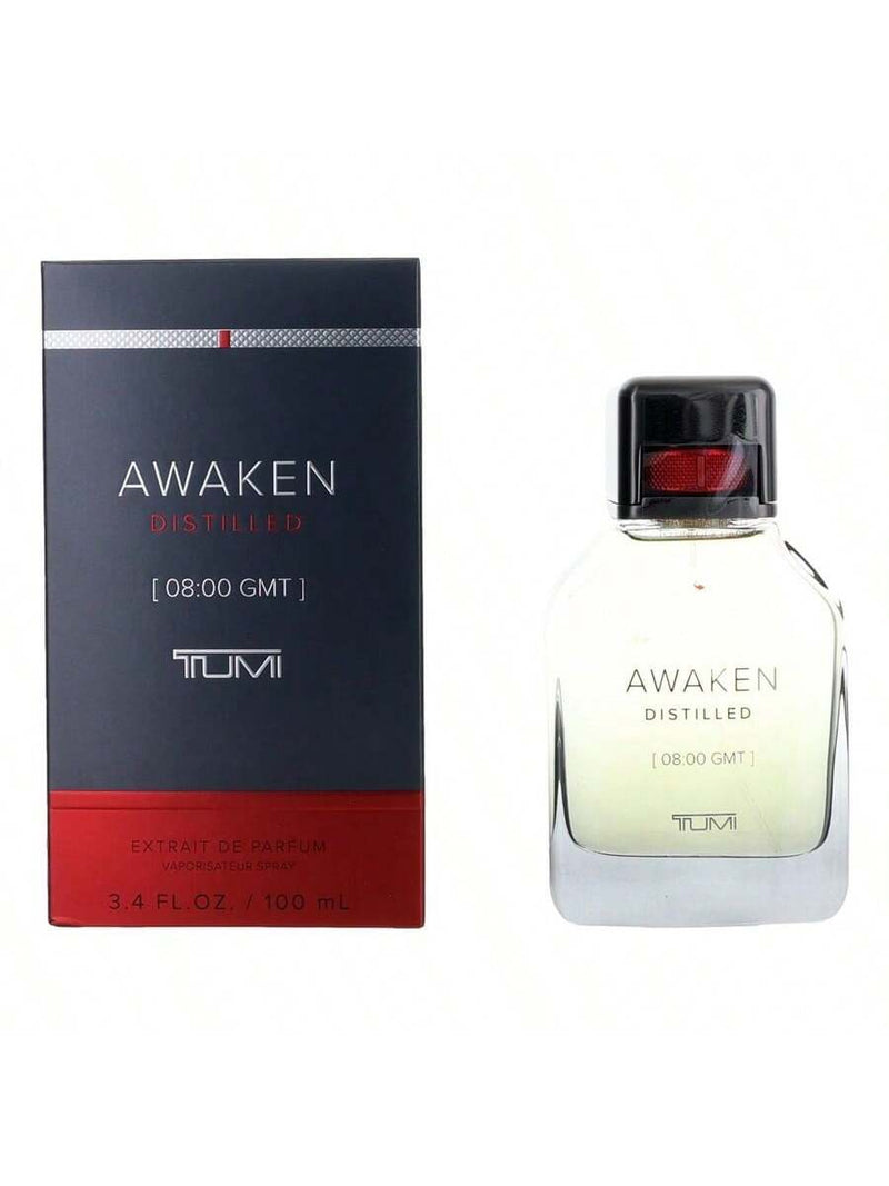 Awaken Distilled [08:00 GMT] by Tumi, 3.4oz Extrait de Parfum Spray men