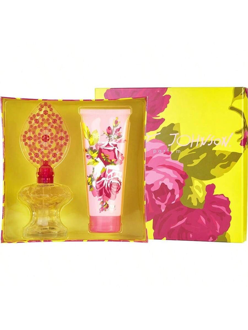 Betsey Johnson by Betsey Johnson Women Gift Set -- 3.4 oz Eau De Parfum Spray + 6.7 oz Body Lotion