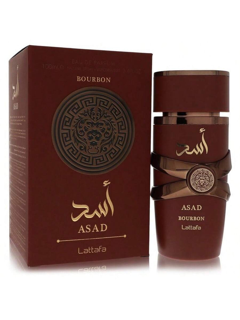 Lattafa Asad Bourbon By Lattafa Eau De Parfum Spray 3.4 Oz