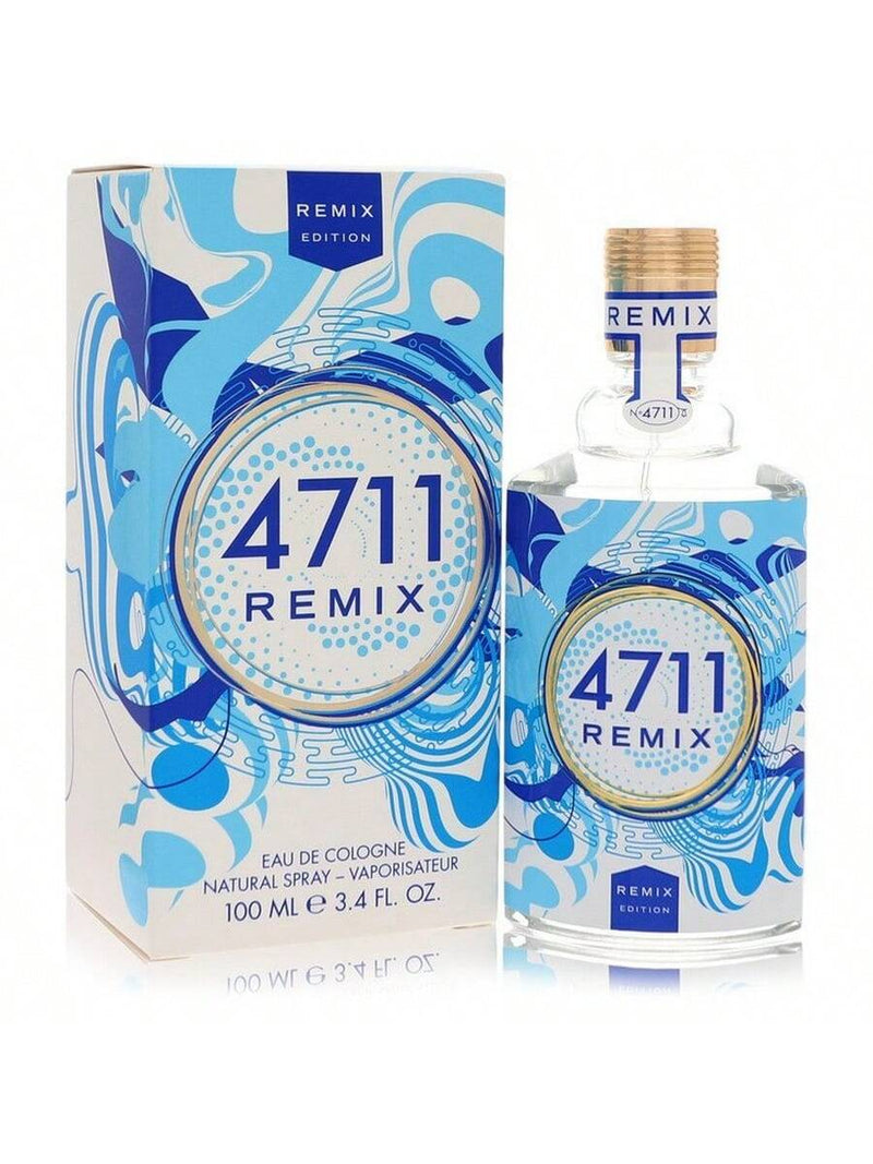 4711 Remix Sparkling Island by Muelhens, 3.4oz Eau de Cologne Spray for Unisex