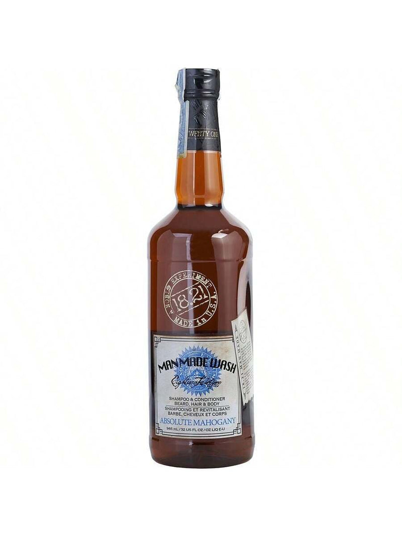 3-In-1 Man Made Wash - Absolute Mahogany by 18.21 Man Made for Men - 32 oz Shampoo, Conditioner and Body Wash