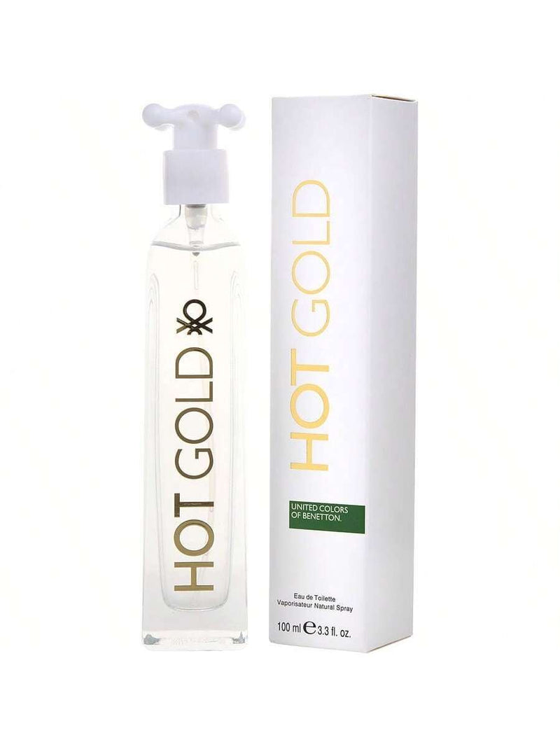 Hot Gold by Benetton Women Eau De Toilette Spray 3.3 oz