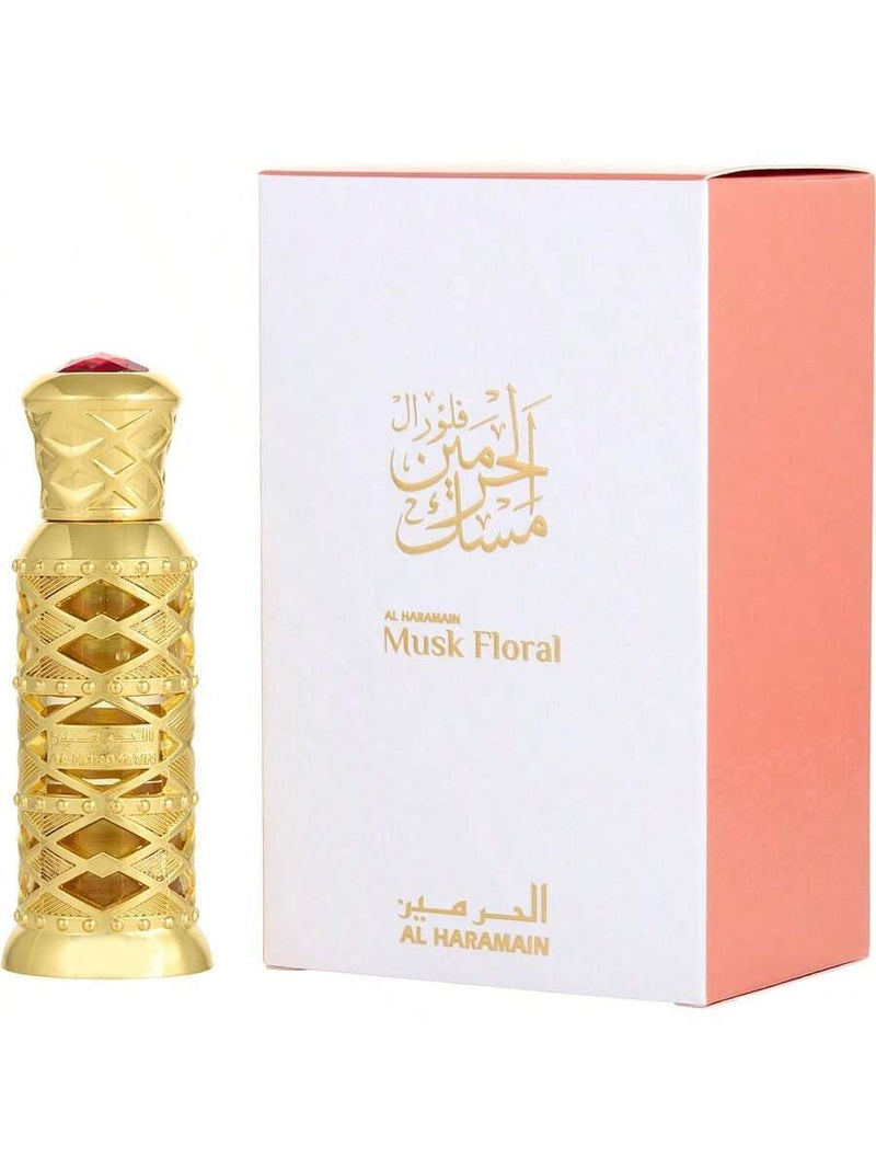 Musk - Floral By Al Haramain For Unisex - 0.37 Oz Concentrated Perfume Oil