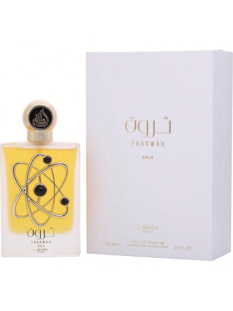 Lattafa Pride Tharwah Gold By Lattafa Eau De Parfum Spray 3.4 Oz