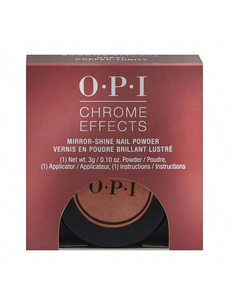 OPI Chrome Effects by OPI, 0.10 oz Nail Powder- Great Copper-Tunity