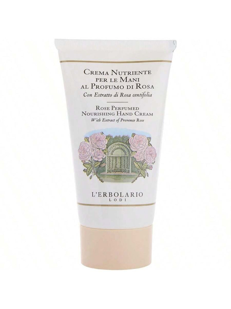 Nourishing Perfumed Hand Cream - Rose by LErbolario for Unisex - 2.5 oz Cream