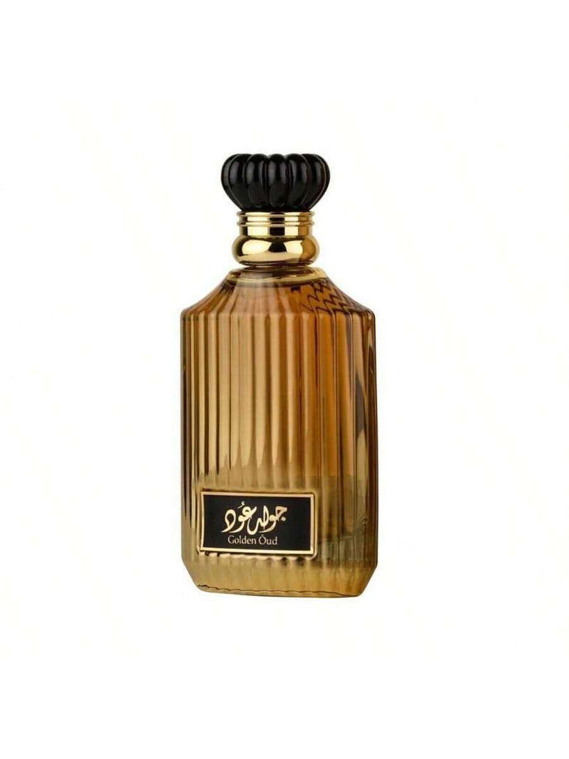Lattafa Asdaaf Golden Oud By Lattafa Eau De Parfum Spray (Unisex) 3.4 Oz