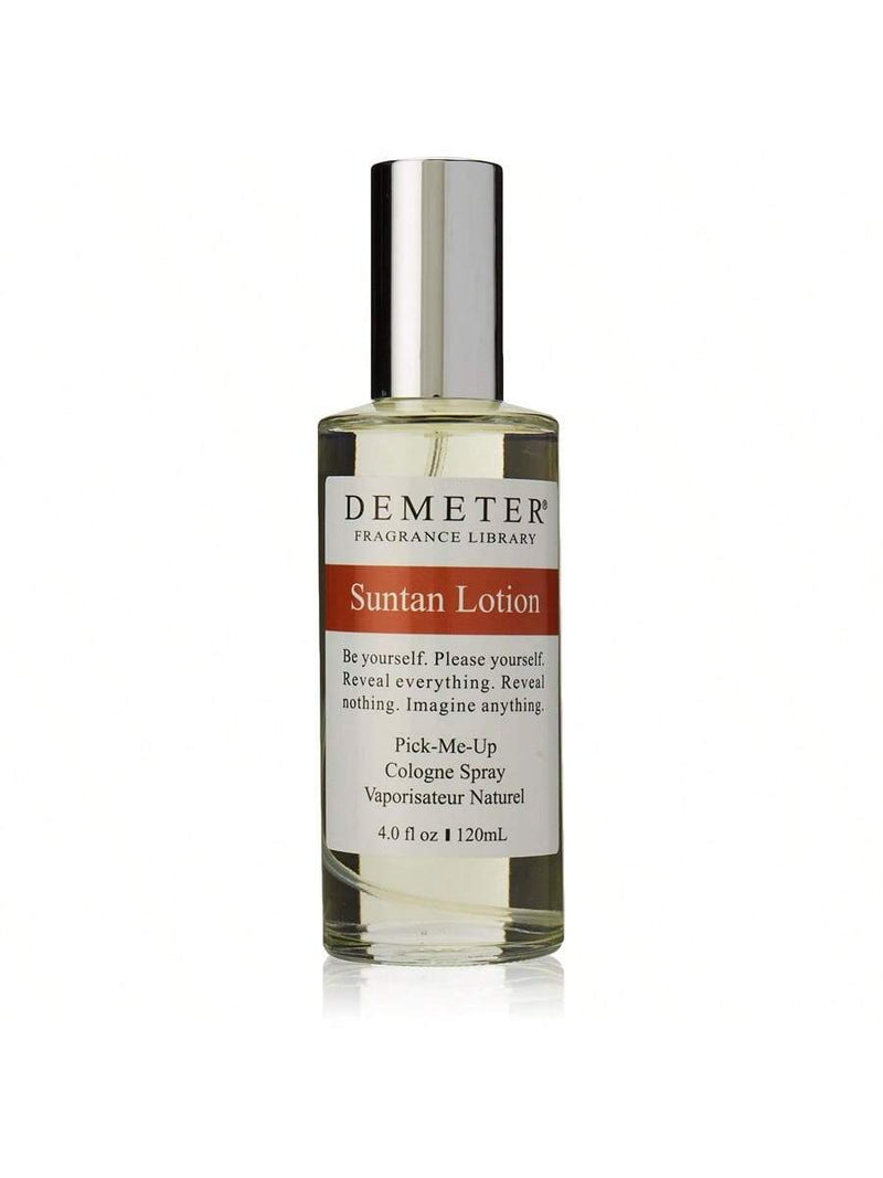 Suntan Lotion by Demeter for Women - 4 oz Cologne Spray