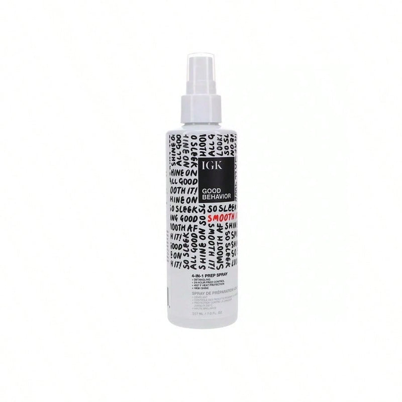 Good Behavior 4-in-1 Prep Spray by IGK for Unisex - 7 oz Hair Spray