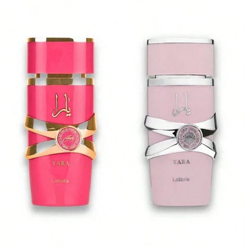 Lattafa  Yara 2 Pc Set ( W ) Yara 3.4, Candy 3.4 Oz