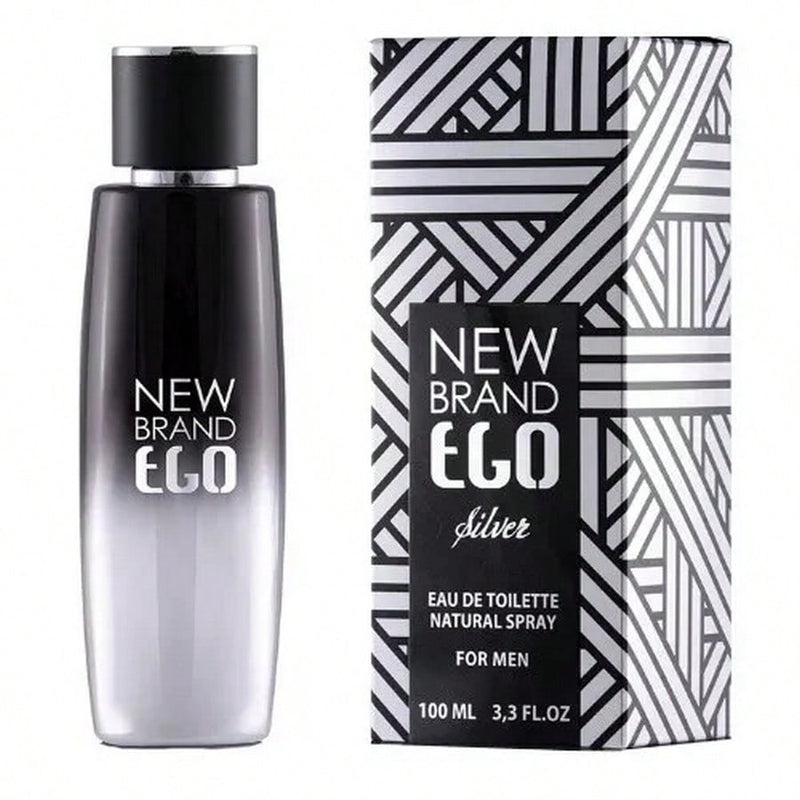 Ego Silver by New Brand for Men - 3.3 oz EDT Spray